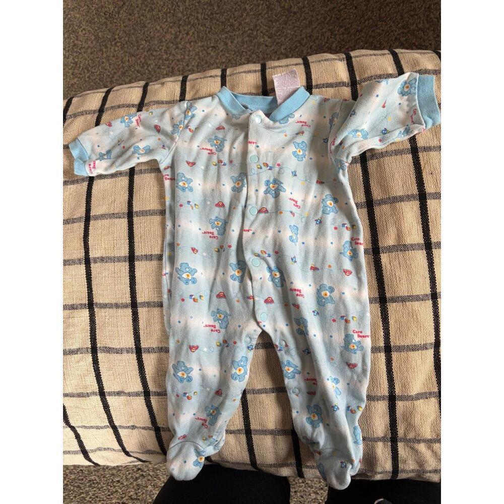 Vintage Care Bears Baby snap onesie size 3-6M